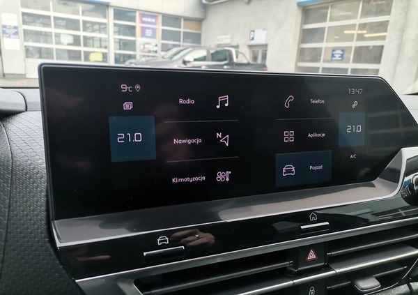 Citroen C4 cena 87900 przebieg: 10000, rok produkcji 2021 z Orzesze małe 562